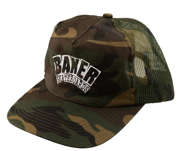 BAKER ARCH LOGO TRUCKER HAT CAMO