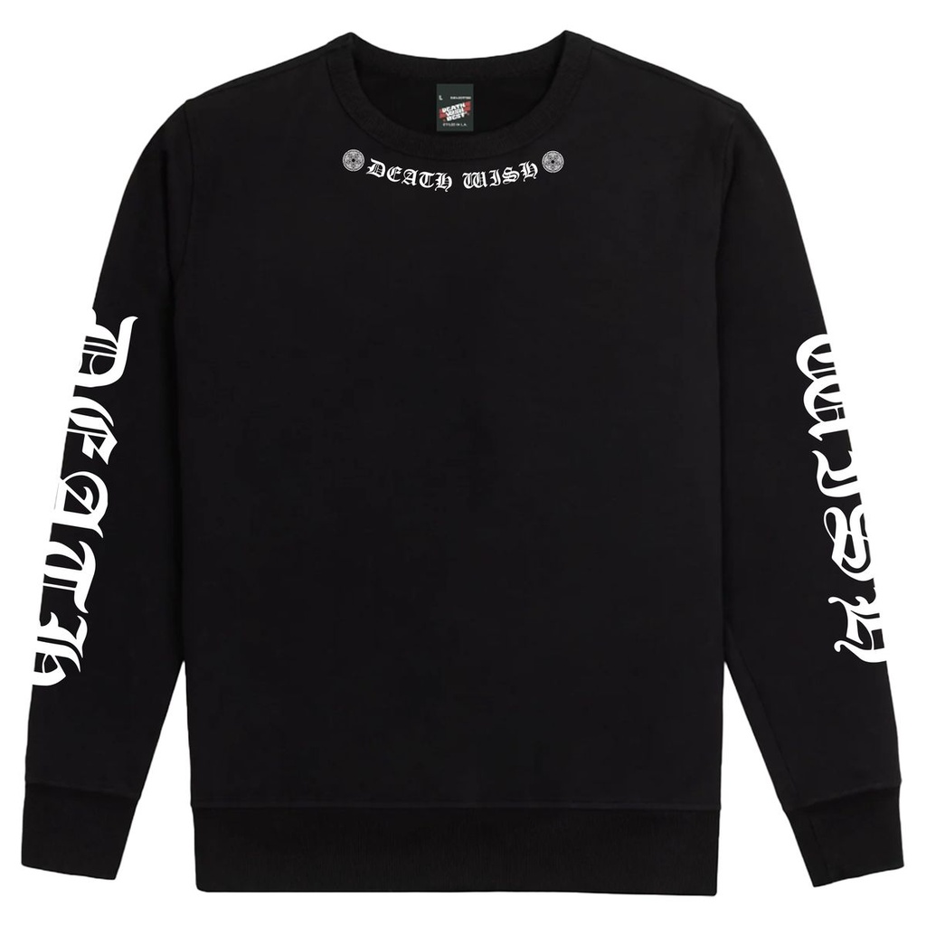 DEATHWISH THELEMA BLACK CREW/SWT XL