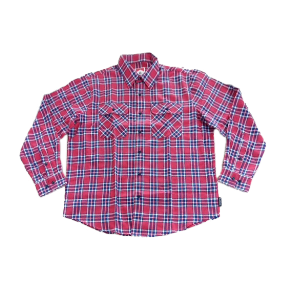DEATHWISH CLASSIC FLANNEL RED/BLUE M
