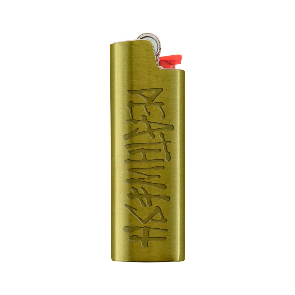 DEATHWISH STAY LIT LIGHTER HOLDER GOLD