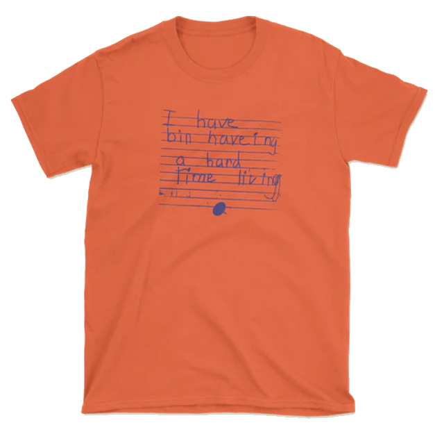 TACKY JOY FACTORY HARD TIMES ORANGE SS XXL