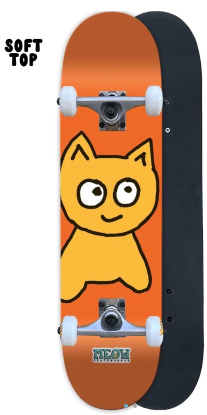 MEOW BIG CAT ORANGE SOFT TOP COMPLETE 6.75 X 28.50