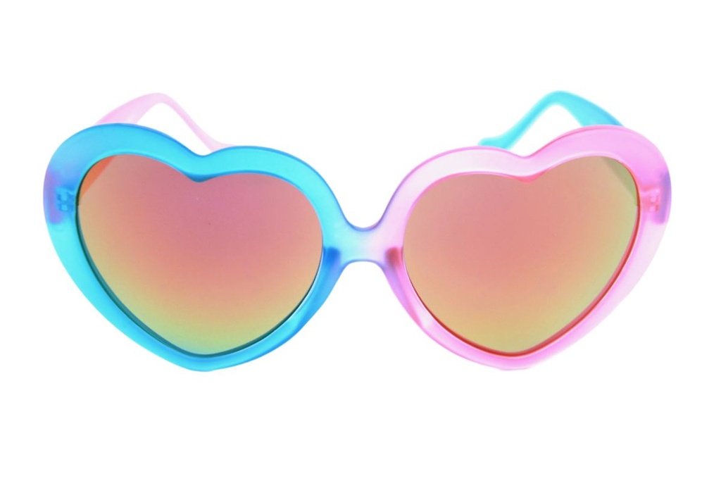 HAPPY HOUR HEARTS SPLIT PERSONALITY SUNGLASSES