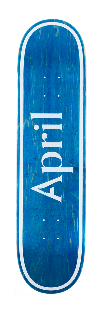 APRIL TEAM OG LOGO BLUE INVERT MINI DECK 7.25