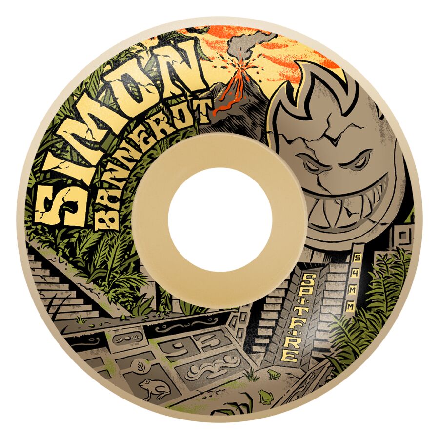 SPITFIRE FORMULA FOUR SIMON BANNEROT TEMPLO RADIAL FULL 58MM 93D (Set of 4)