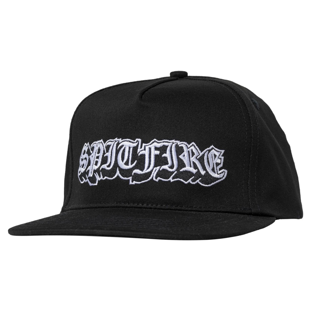 SPITFIRE OLD E DROP SNAPBBACK HAT BLACK