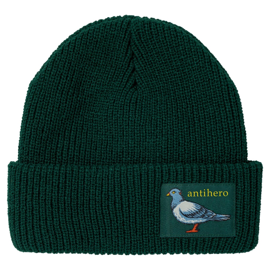 ANTI-HERO LIL PIGEON LABEL BEANIE GREEN/YELLOW