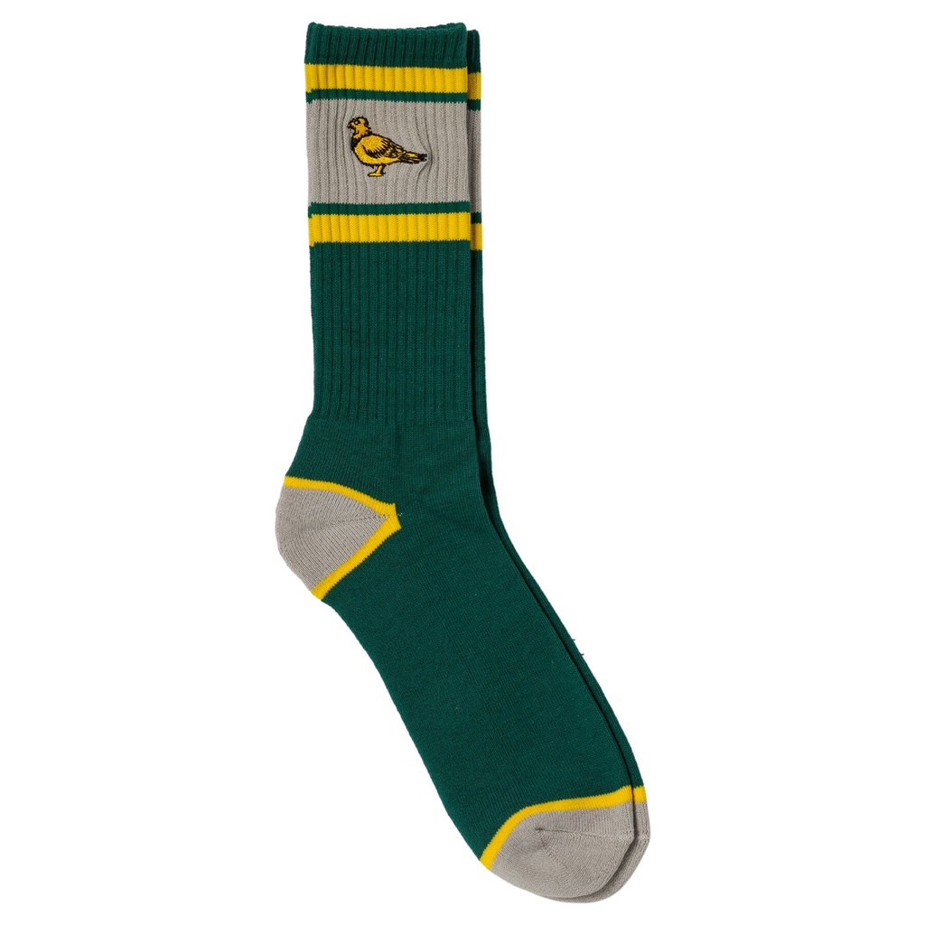 ANTI-HERO LIL PIGEON EMB SOCKS GREEN/YELLOW