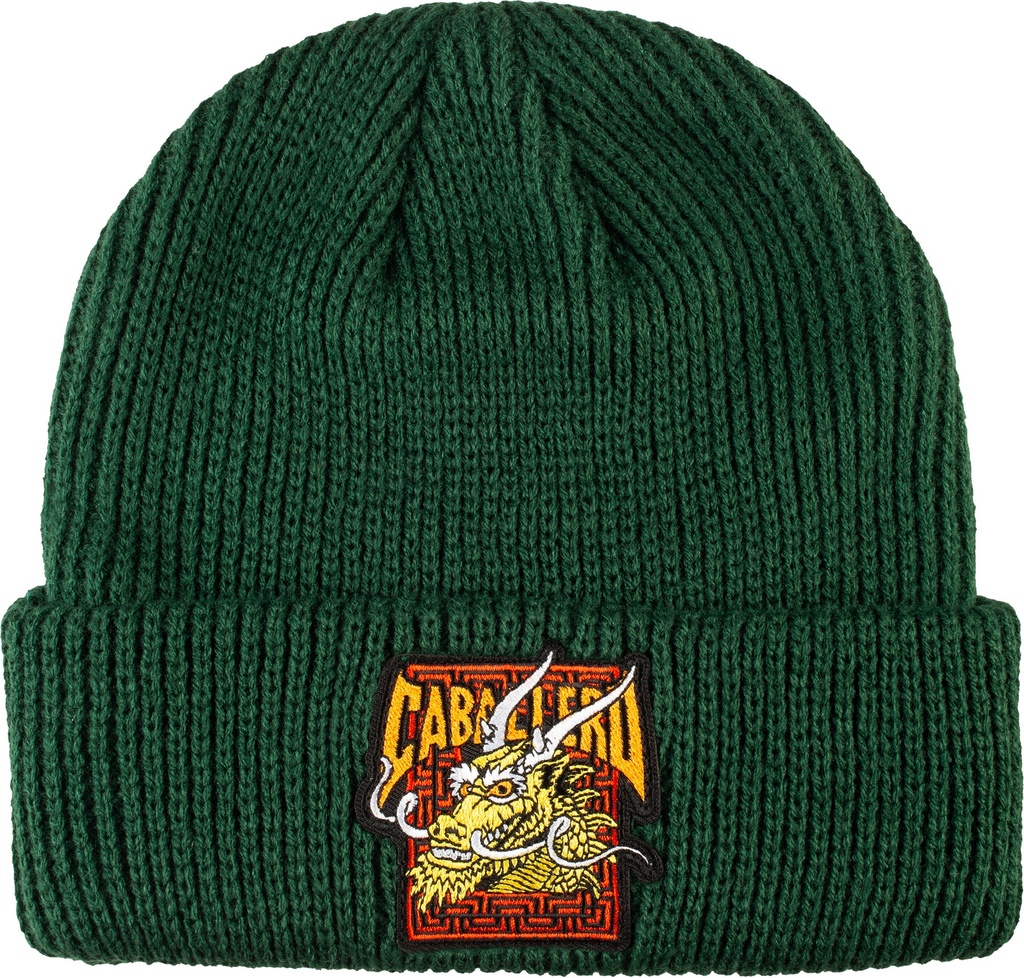 POWELL CAB STREET DRAGON BEANIE FOREST GREEN