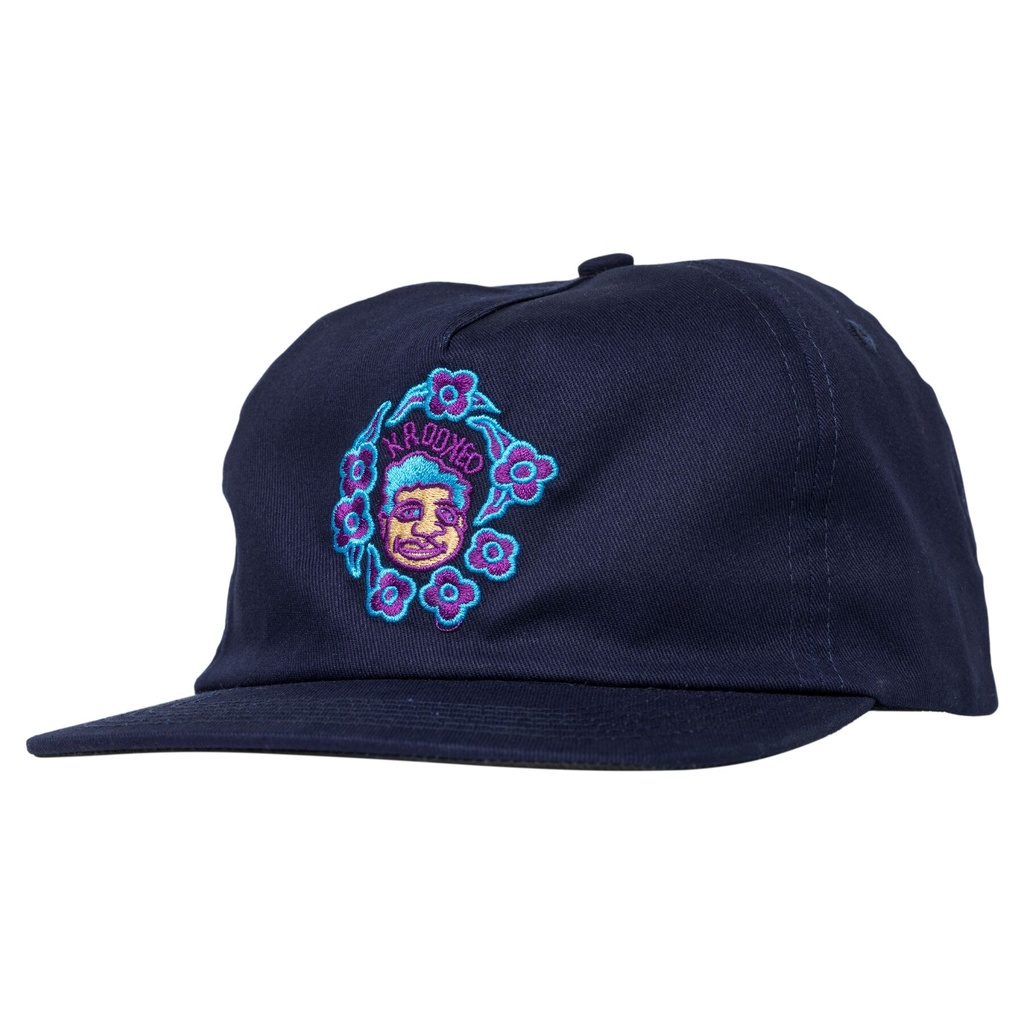 KROOKED SWEATPANTS REDUX SNAPBACK HAT NAVY