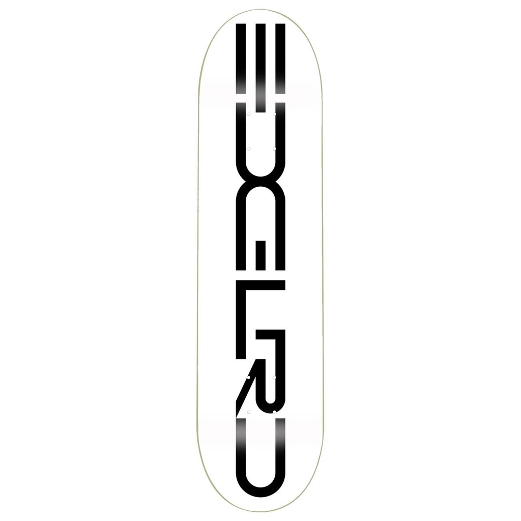 EDGLRD TEAM TECH SCRIPT WHITE/BLACK DECK 8.25