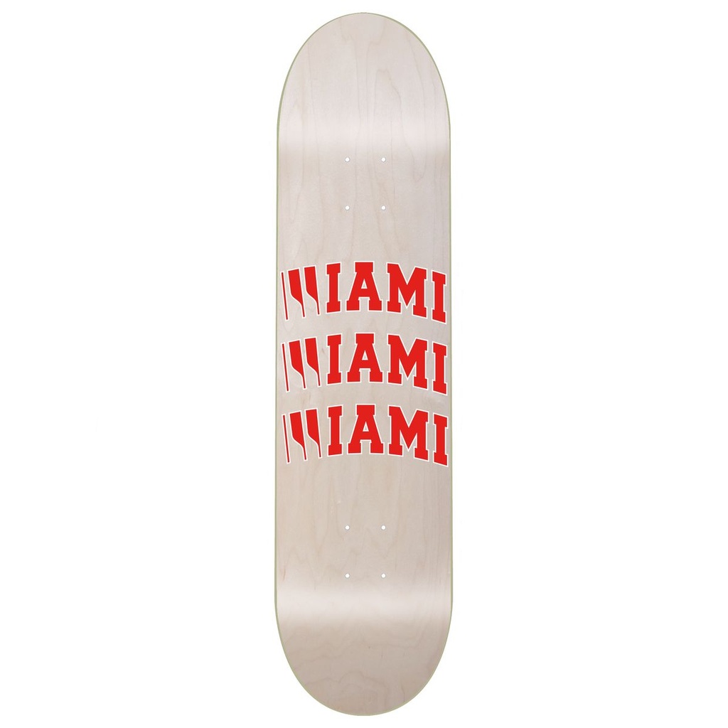 EDGLRD TEAM MIAMI NATURAL DECK 8.25