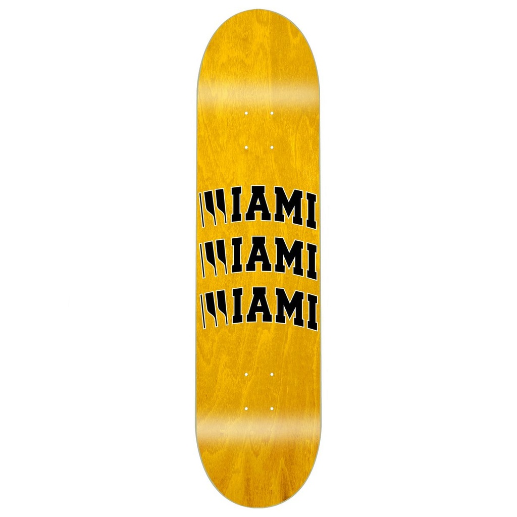 EDGLRD TEAM MIAMI YELLOW DECK 8.38