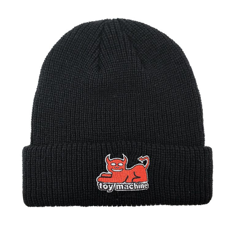 TOY MACHINE DEVIL CAT DOCK BEANIE BLACK