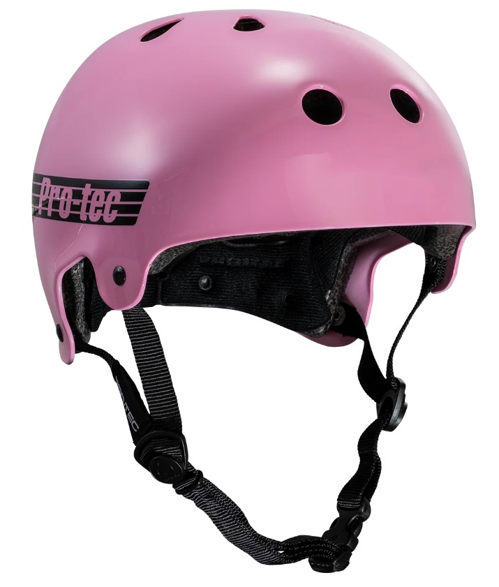 PRO TEC OLD SCHOOL SKATE HELMET GLOSS PINK M