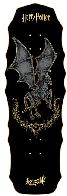WELCOME X HARRY POTTER THESTRAL ON WIDOW SHAPED DECK 10.00 X 31.00