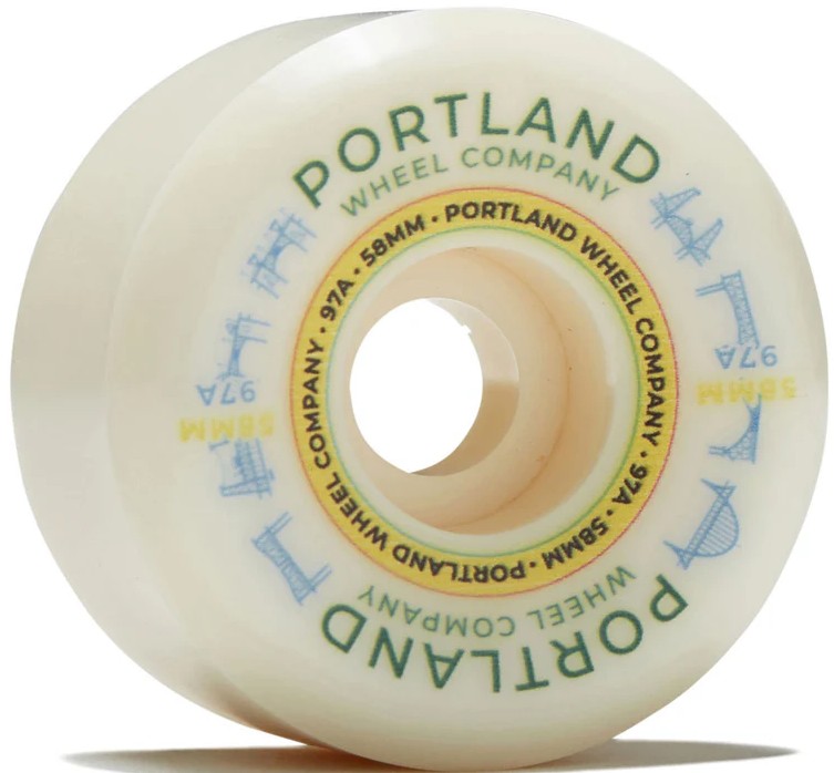 THE PORTLAND WHEEL COMPANY BRIDGE TOWN SERIES 58MM 97A(Set of 4)