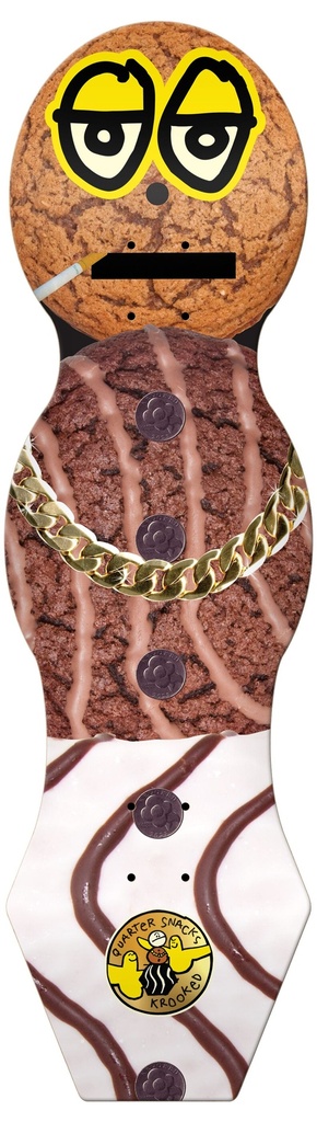 KROOKED X QUARTERSNACKS CRUISER DECK 9.00