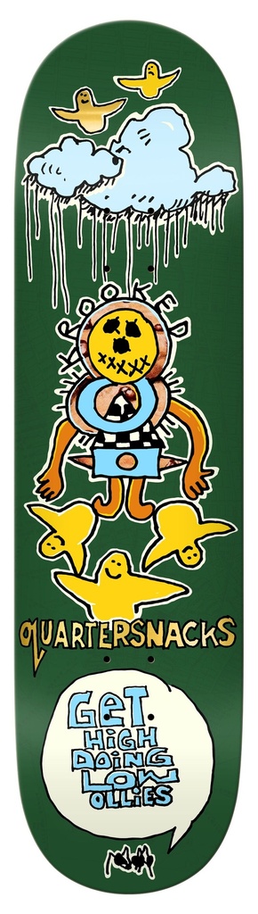 KROOKED X QUARTERSNACKS GET HIGH DECK 8.25