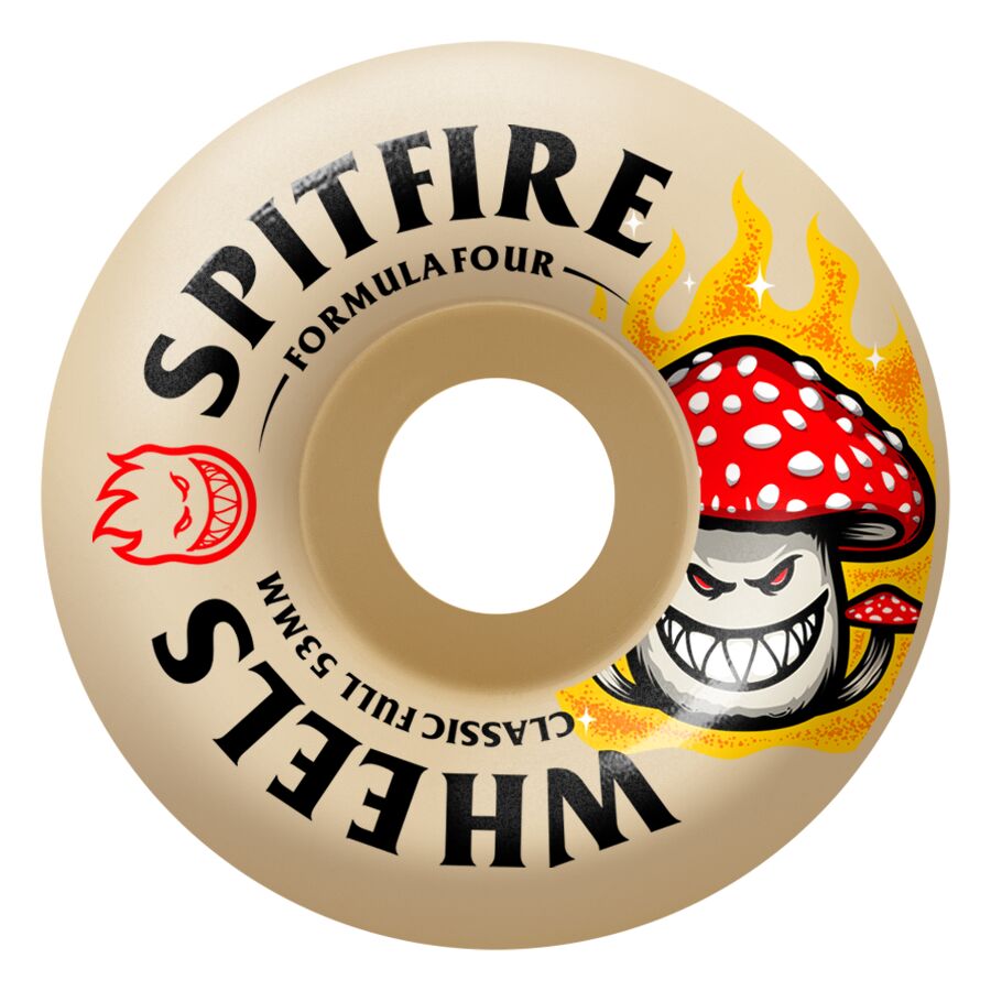 SPITFIRE FORMULA FOUR SHROOM BIGHEAD CLASSIC FULL 53MM 99D (Set of 4)
