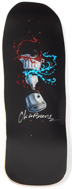 CHICO STIX TEAM MORNING RADNESS MOKA RETRO SHAPED DECK 9.80