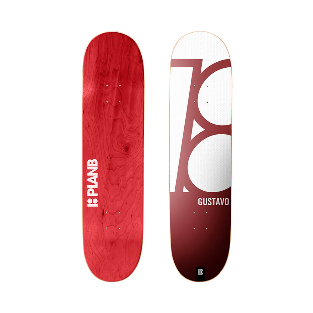 PLAN B GUSTAVO ANGLED DECK 8.0