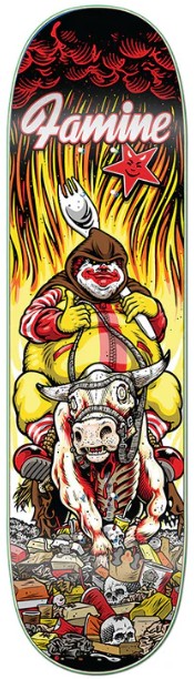 STRANGELOVE SEAN CLIVER FAMINE DECK 8.75 (HAND SCREENED)