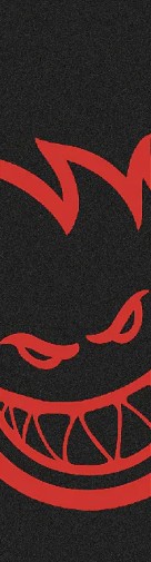 SPITFIRE 9" BIGHEAD BLACK/RED GRIPTAPE SHEET