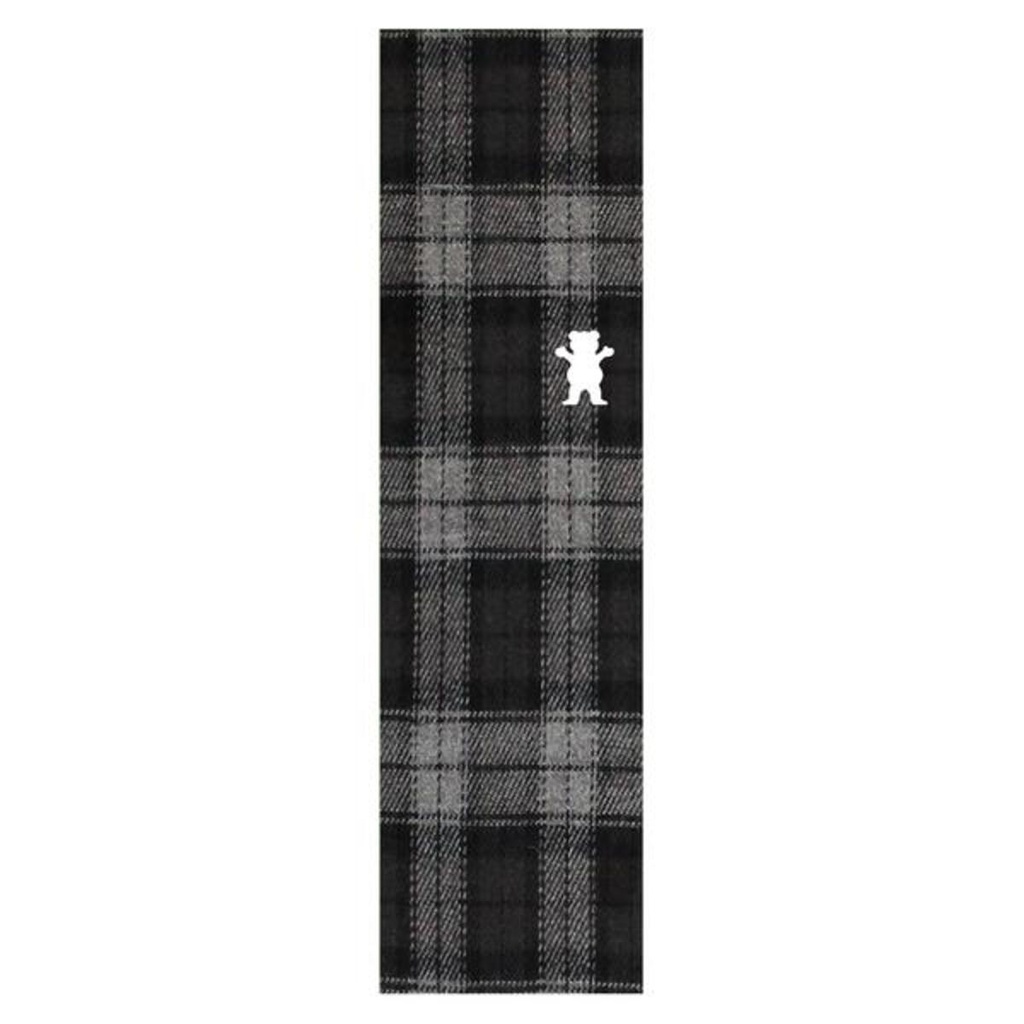 GRIZZLY 9" PLAID OG BEAR GREY PERFORATED SHEET