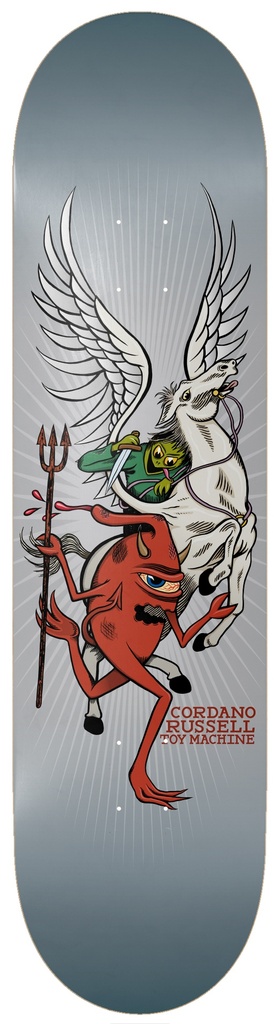 TOY MACHINE CORDANO RUSSELL PEGASUS DECK 8.0