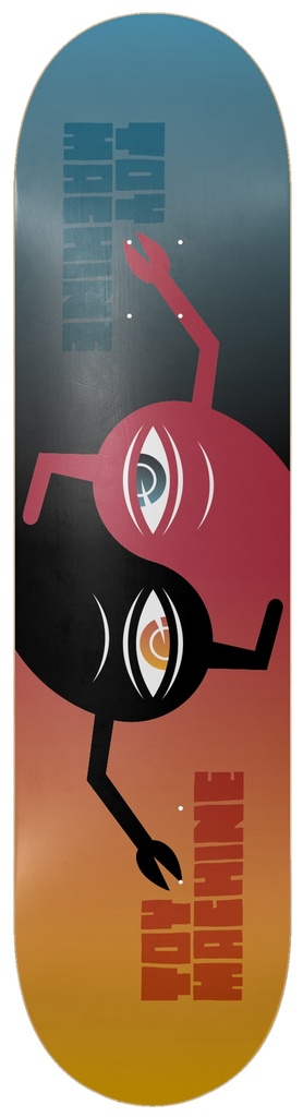 TOY MACHINE TEAM YING YANG SYMMETRICAL DECK 8.25