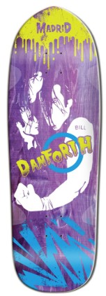 MADRID BILL DANFORTH ASSORTED STAINS REISSUE SHAPED DECK 10.50 X 32.50