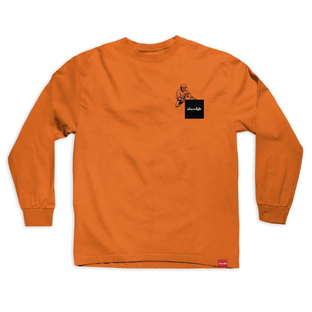 CHOCOLATE CRETE & STREET CALTRANS ORANGE LS XL