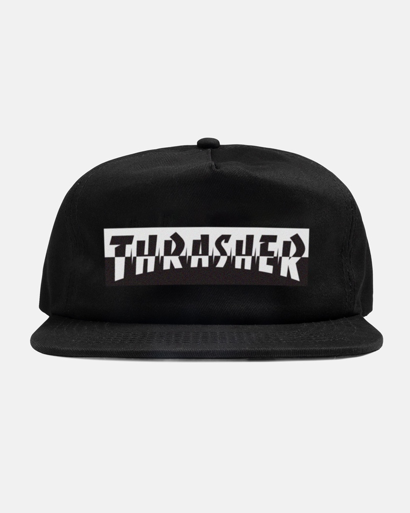 THRASHER MIXTAPE SNAPBACK BLACK