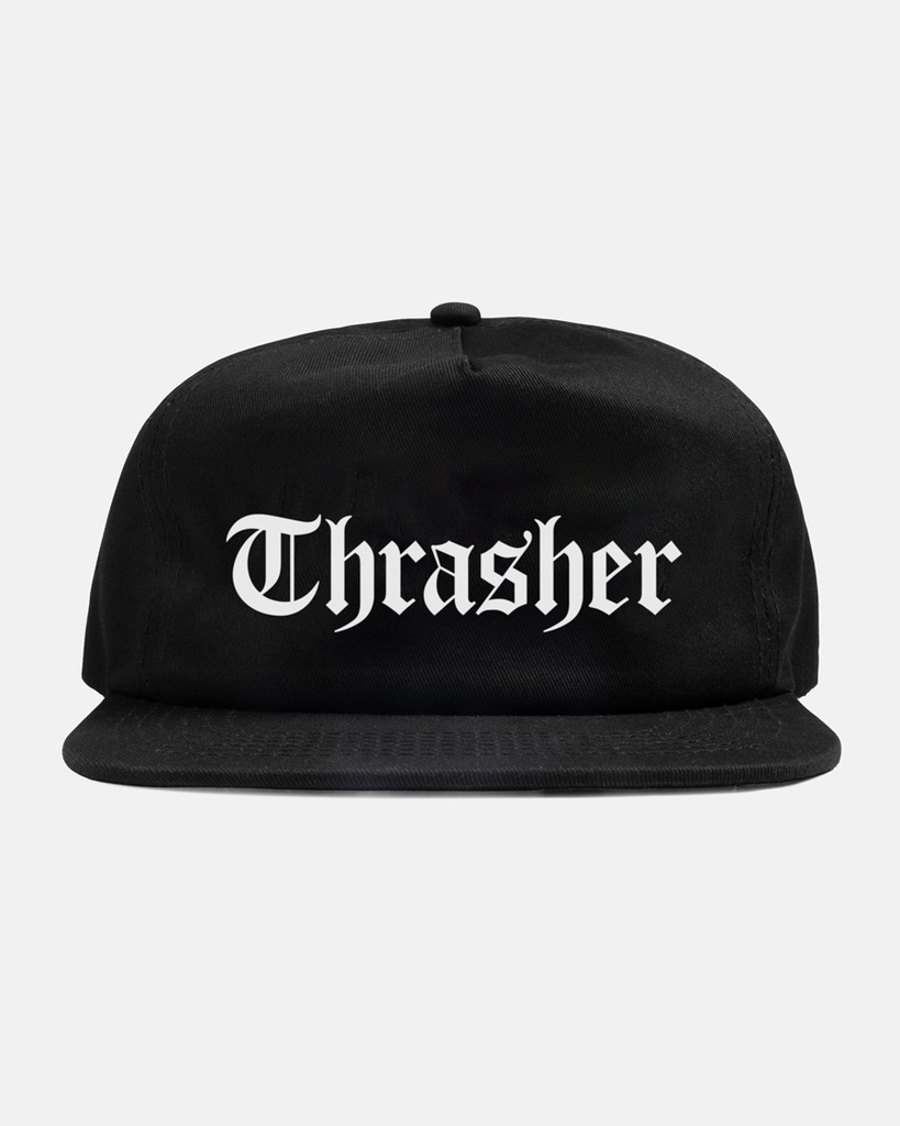 THRASHER X SPITFIRE THE END OATH SNAPBACK BLACK