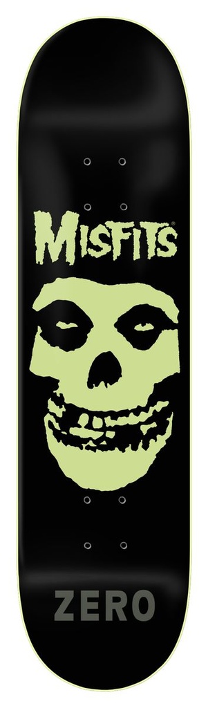 ZERO MISFITS FIEND SKULL GLOW DECK 8.50