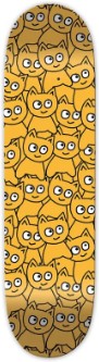 MEOW TEAM STICKER PILE OG DECK 7.50 X 30.25