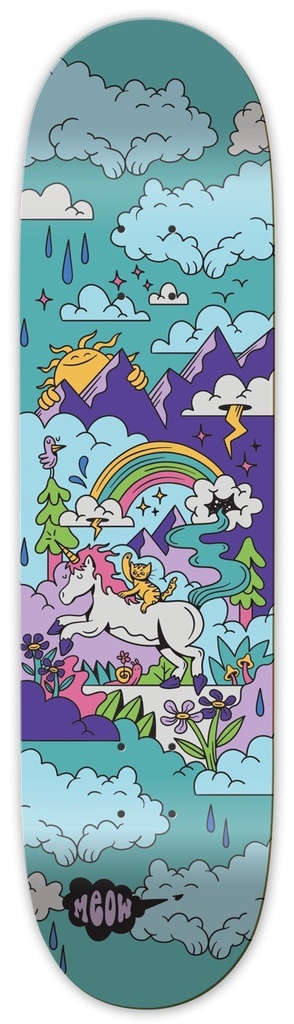 MEOW TEAM DREAM MINI DECK 7.25 X 29.00