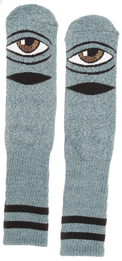 TOY MACHINE HEATHER SECT EYE SOCKS BLUE