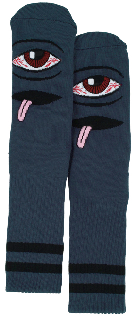 TOY MACHINE BLOODSHOT EYE SOCKS SLATE