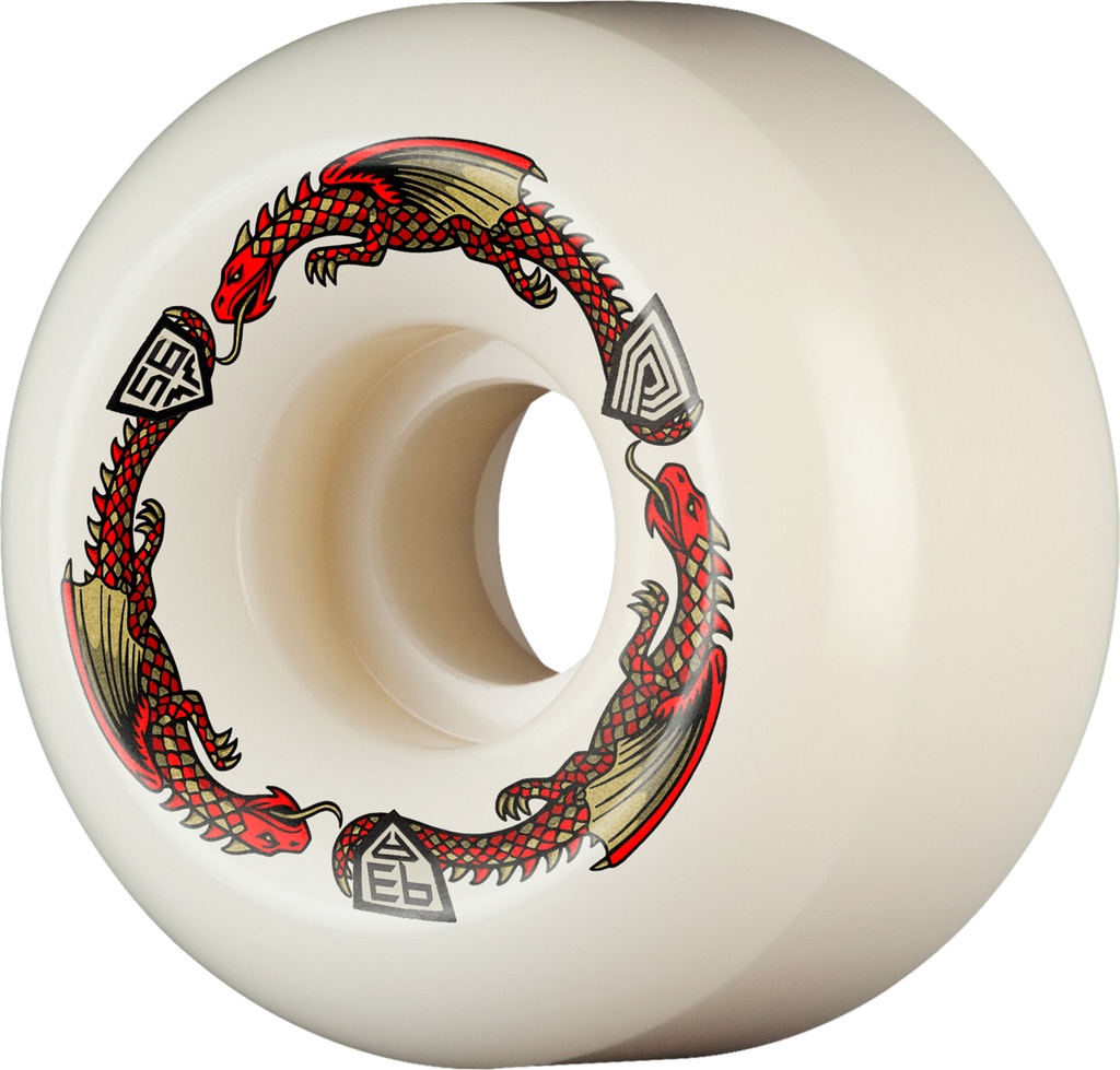 POWELL DRAGON FORMULA RED V6 56MM x 36MM 93A (Set of 4)