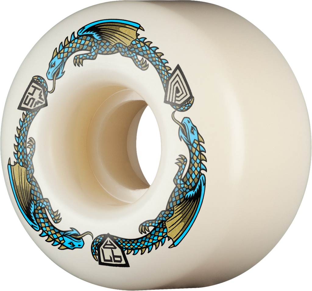 POWELL DRAGON FORMULA BLUE V4 54MM x 34MM 97A (Set of 4)