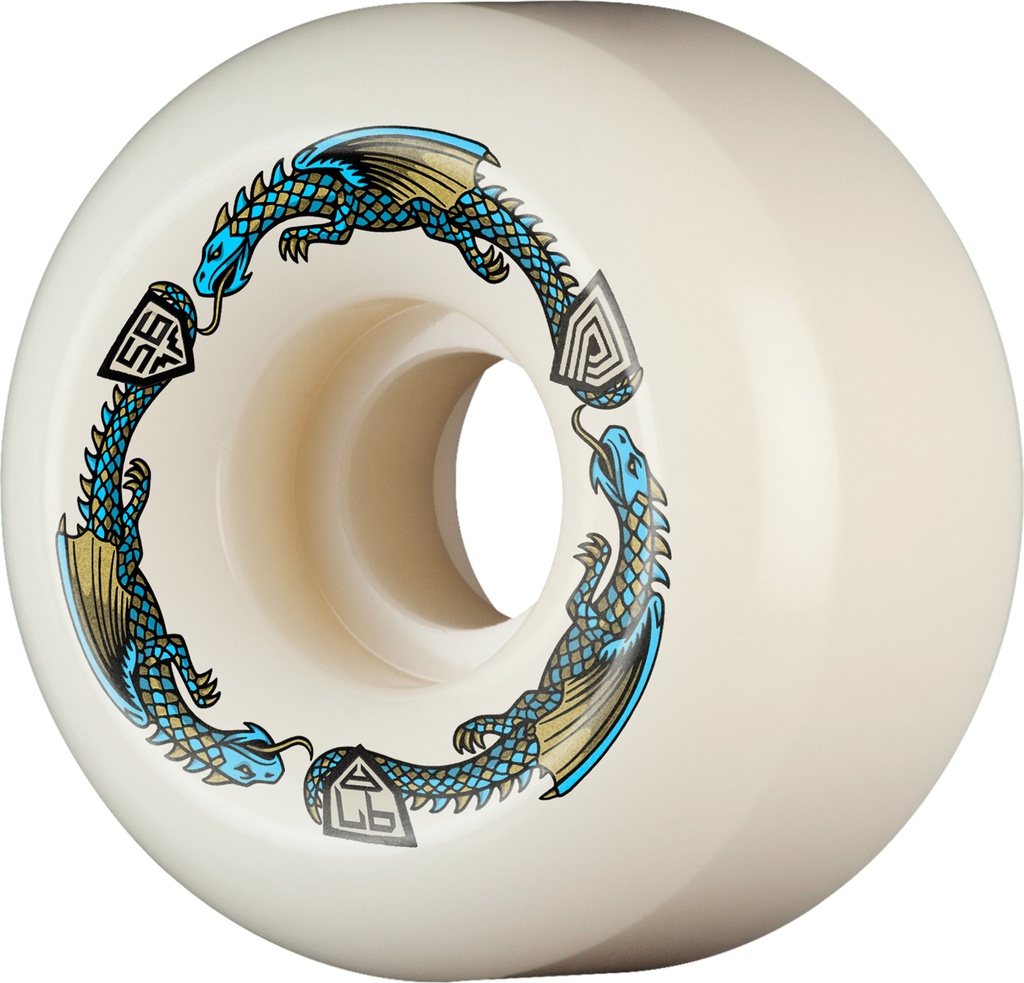 POWELL DRAGON FORMULA BLUE V6 56MM x 36MM 97A (Set of 4)