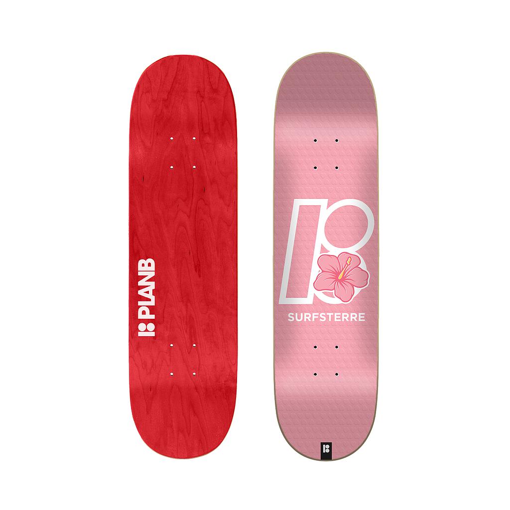 PLAN B SURFSTERRE HIBISCUS DECK 8.0