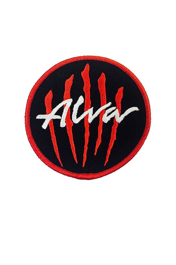 ALVA SCRATCH LOGO EMBROIDERED IRON ON PATCH
