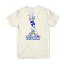 GIRL HELLO KITTY RAINBOW STACKED CREAM SS M