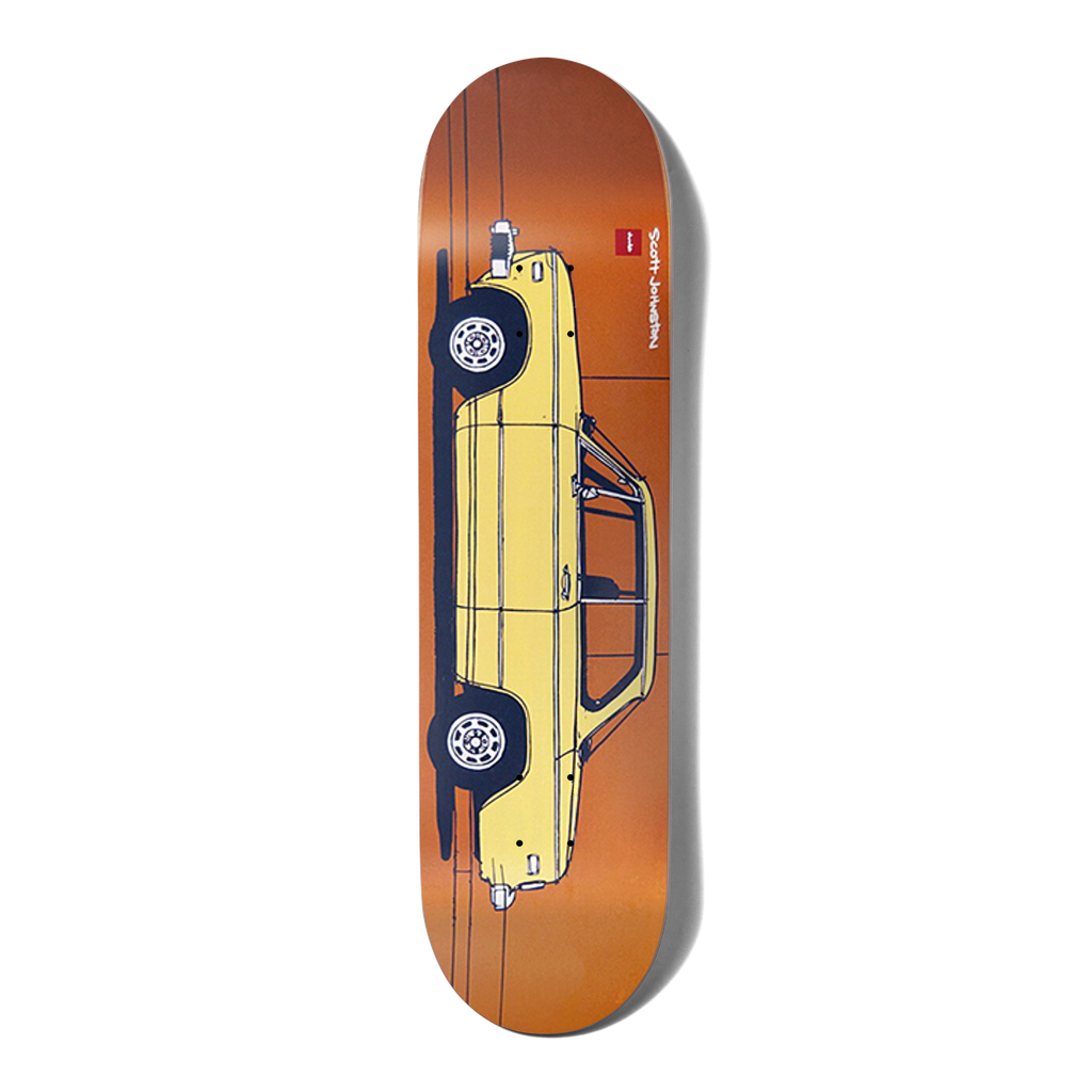 CHOCOLATE SCOTT JOHNSTON BEAMER REISSUE DECK 8.25
