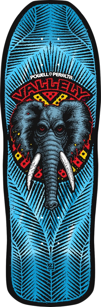 POWELL MIKE VALLELY ELEPHANT BLUE FOIL SHAPED DECK 9.85 X 30.0