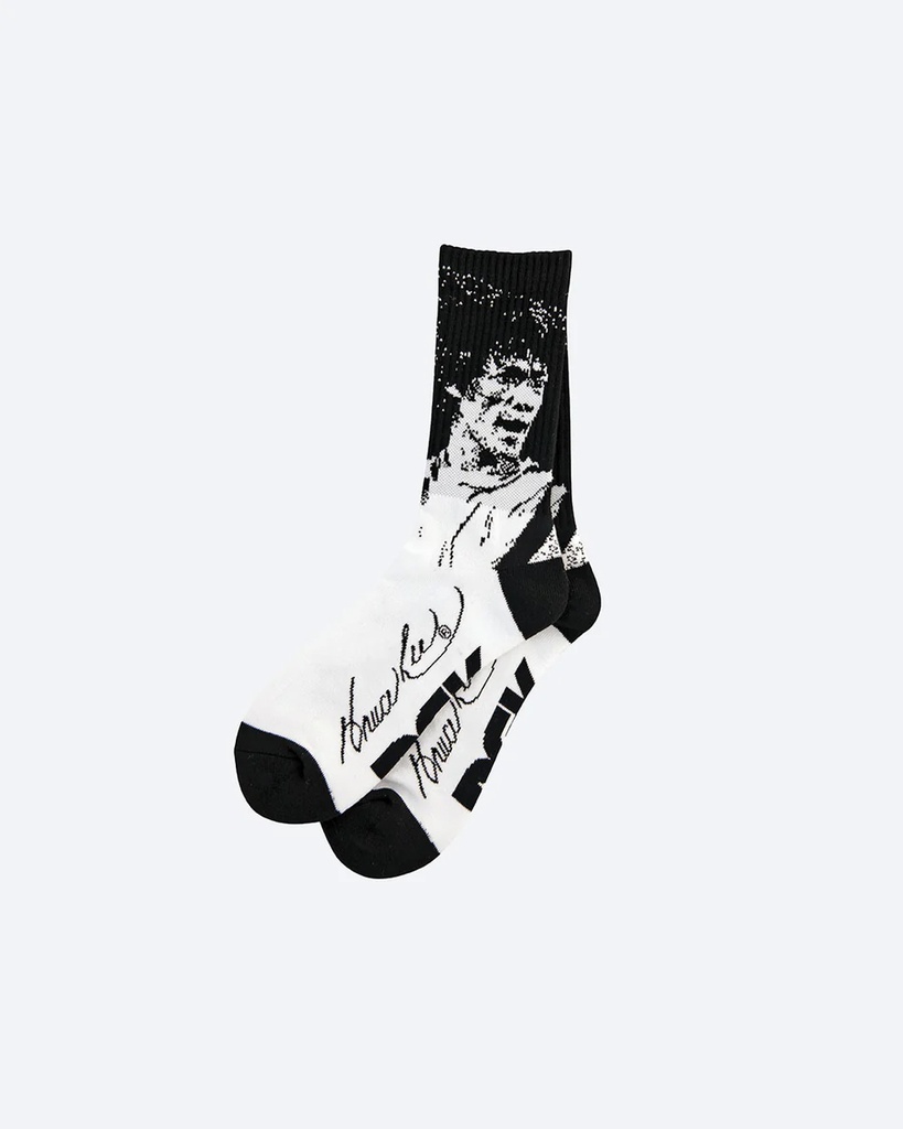 DGK X BRUCE LEE IMPACT SOCKS WHITE