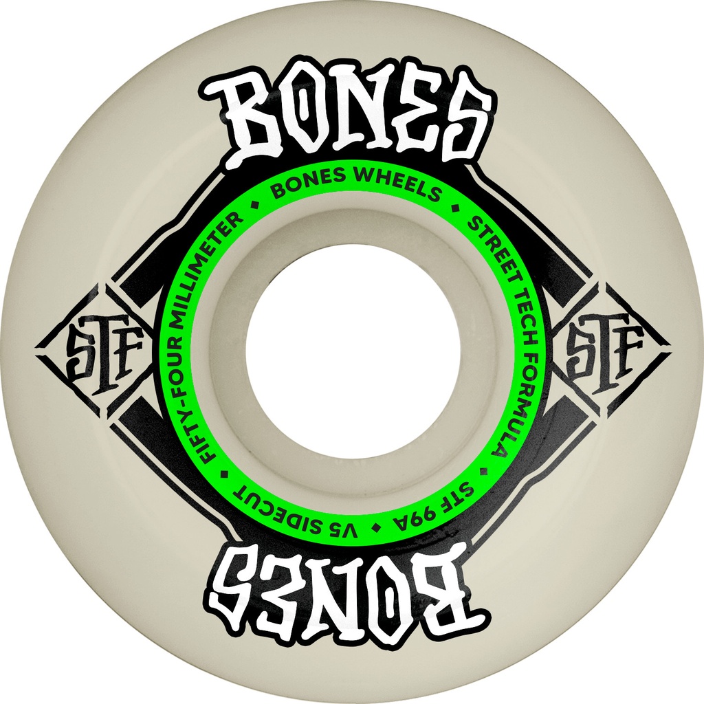 BONES STF SIDECUT V5 54MM 99A (SET OF 4)